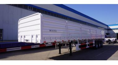 3 Axle 40 Ton Sidewall Bulk Cargo Semi Trailer will be sent to Congo