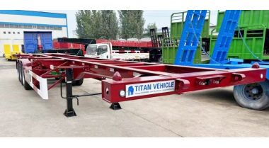40feet Skeletal Container Semi Trailer will be sent to Ghana