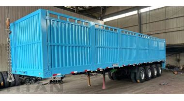 4 Axle 80 Ton Grain Semi Trailer will be sent to Jamaica