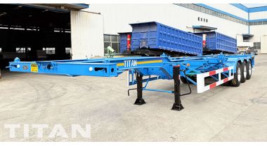 3 Axle 40 ft Container Chassis Trailer will be Sent to Mexico