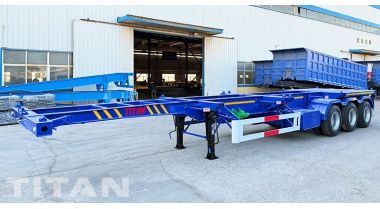 3 Axle 40 Ft Container Chassis Trailer will be Sent to Jamaica