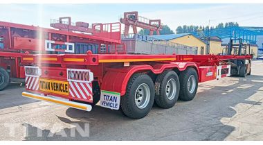 3 Axle Skeletal Semi Trailer will be Sent to Jamaica