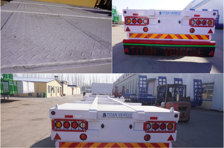2 Axle Gooseneck Skeletal Semi Trailer for Sale in Tanzania