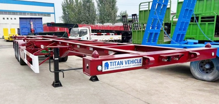 40feet Skeletal Container Semi Trailer for Sale in Ghana