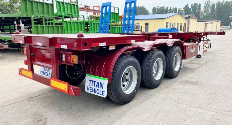 40feet Skeletal Container Semi Trailer for Sale in Ghana