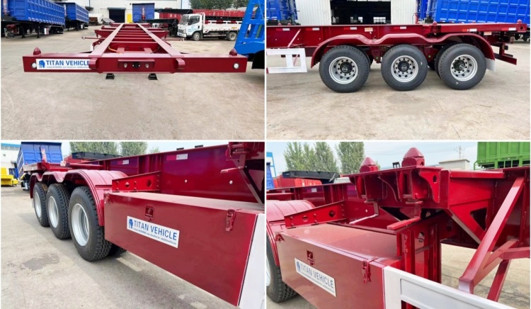40feet Skeletal Container Semi Trailer for Sale in Ghana