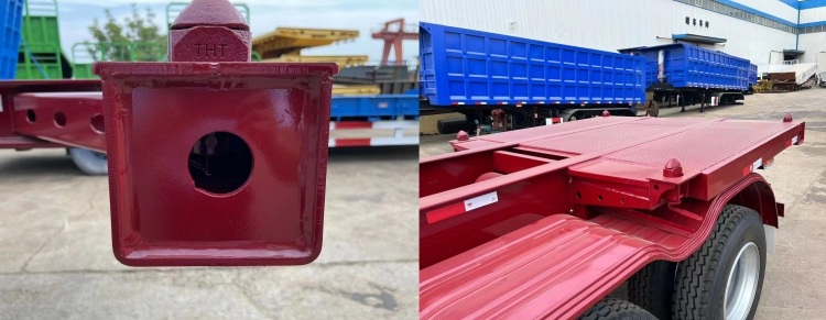 40feet Skeletal Container Semi Trailer for Sale in Ghana