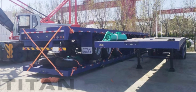 Tri Axle Flatbed Trailer for Sale in Tanzania