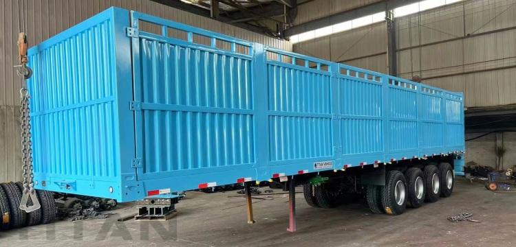 4 Axle 80 Ton Fence Semi Trailer for Sale in Jamaica