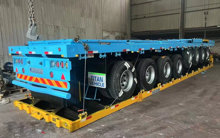 4 Axle 80 Ton Fence Semi Trailer for Sale in Jamaica
