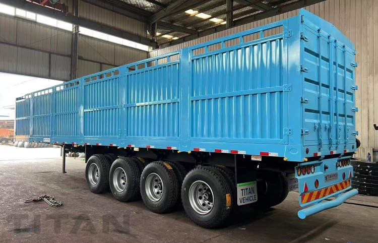 4 Axle 80 Ton Fence Semi Trailer for Sale in Jamaica