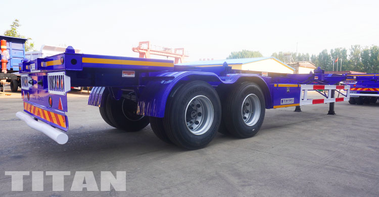 2 Axle 40 Ft Container Skeletal Trailer for Sale in Zimbabwe