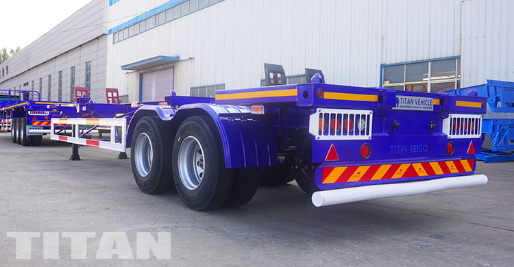 2 Axle 40 Ft Container Skeletal Trailer for Sale in Zimbabwe