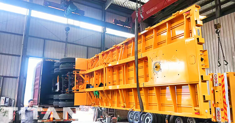 4 Axle Flatbed Trailer for Sale Price in Zambia