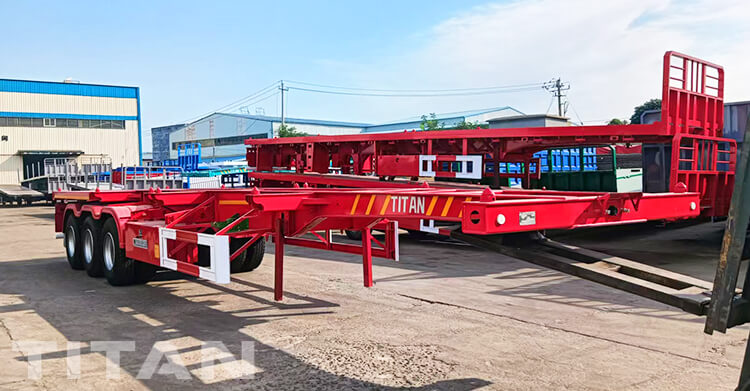 Titan 3 Axle Skeletal Semi Trailer for Sale in Jamaica