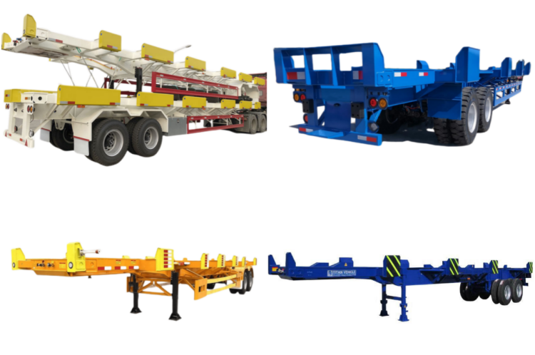 20/40ft Skeletal Semi Trailer for Sale |  What is skeletal semi trailer?