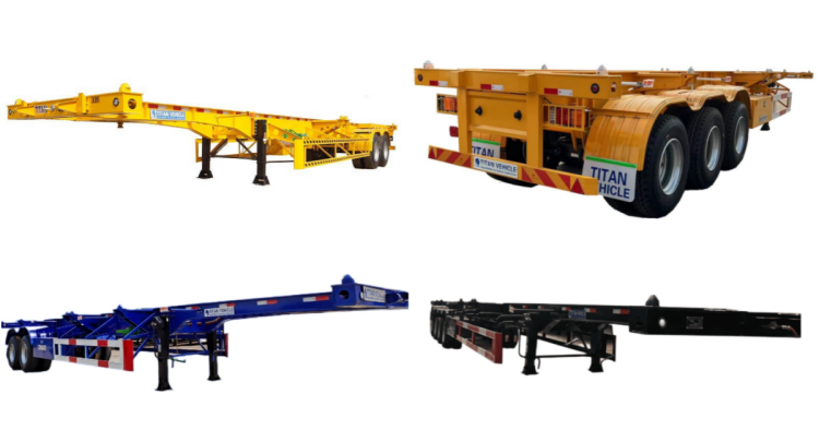 20/40ft Skeletal Semi Trailer for Sale |  What is skeletal semi trailer?