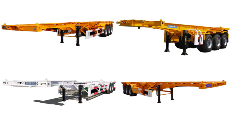 20/40ft Skeletal Semi Trailer for Sale |  What is skeletal semi trailer?