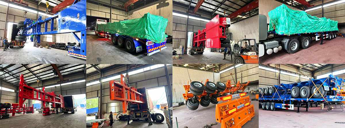 Shipping Container Chassis Trailer for Sale in Guam