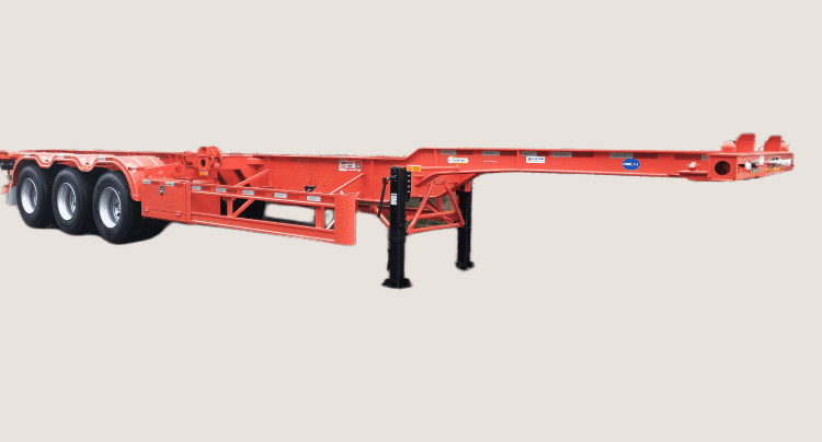 3 Axle 40ft Container Chassis Trailer Manufacturer for Sale Prices in Mozambique