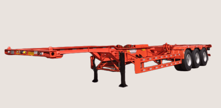 3 Axle 40ft Container Chassis Trailer Manufacturer for Sale Prices in Mozambique