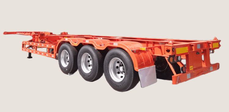 3 Axle 40ft Container Chassis Trailer Manufacturer for Sale Prices in Mozambique