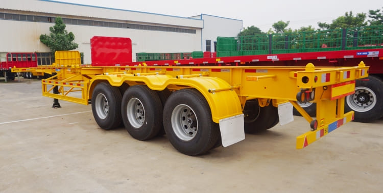 3 Axle 40ft Skeleton Semi Trailer for Sale in Mauritius