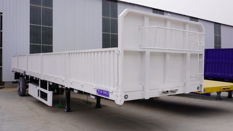 60 Ton Flatbed Trailer with sideboard for Sale | What is a Trailer with Sides Board called?