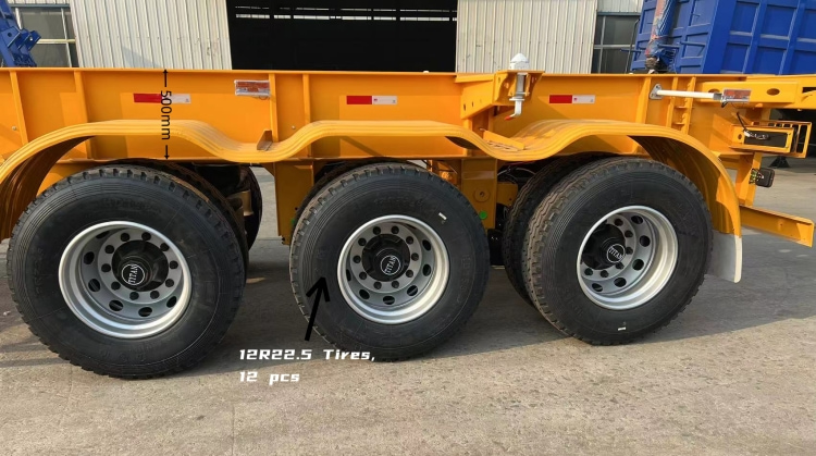 Tri Axle Skeletal Trailer for Sale in Zimbabwe | 12m Skeletal Trailer for Sale | Trailer Skeletal