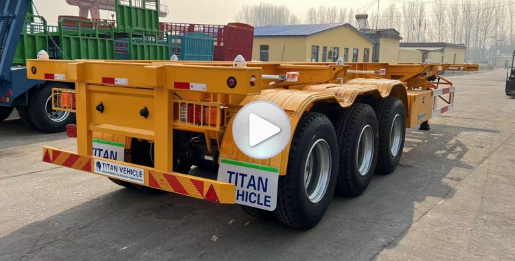 Tri Axle Skeletal Trailer for Sale in Zimbabwe | 12m Skeletal Trailer for Sale | Trailer Skeletal