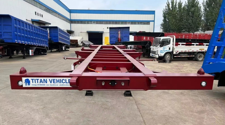 Shipping Container Chassis for Sale in Congo | Container Chassis Trailer | Tri Axle Chassis | 40 Ft Chassis for Sale