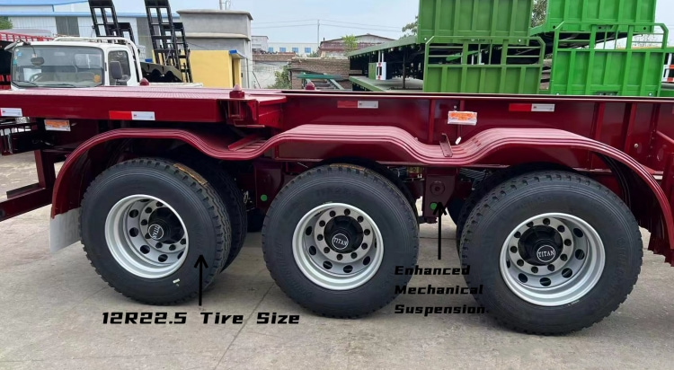 Shipping Container Chassis for Sale in Congo | Container Chassis Trailer | Tri Axle Chassis | 40 Ft Chassis for Sale