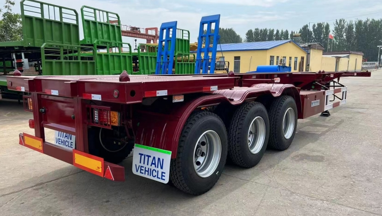 Shipping Container Chassis for Sale in Congo | Container Chassis Trailer | Tri Axle Chassis | 40 Ft Chassis for Sale