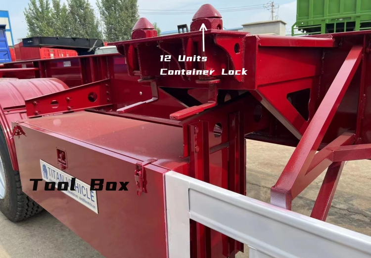 Shipping Container Chassis for Sale in Congo | Container Chassis Trailer | Tri Axle Chassis | 40 Ft Chassis for Sale