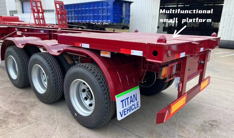 New Shipping Container Chassis for Sale Near Me in Congo | Tri Axle Container Chassis Manufacturers