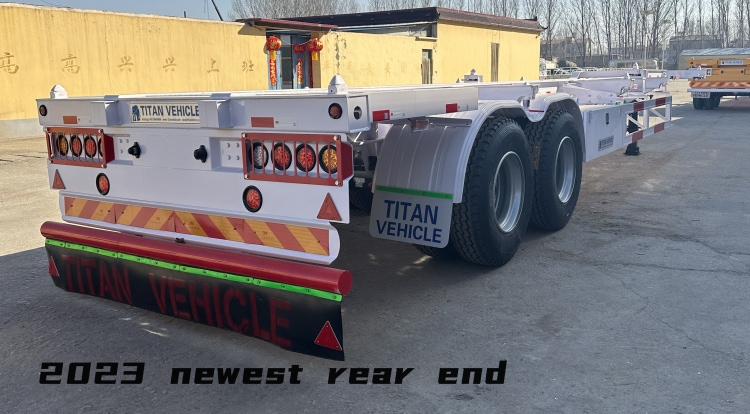40 Ft Skeleton Semi Trailer for Sale in Tanzania | 40 Ft Skeleton Trailer | Trailer Skeleton | Gooseneck Skeletal Trailer