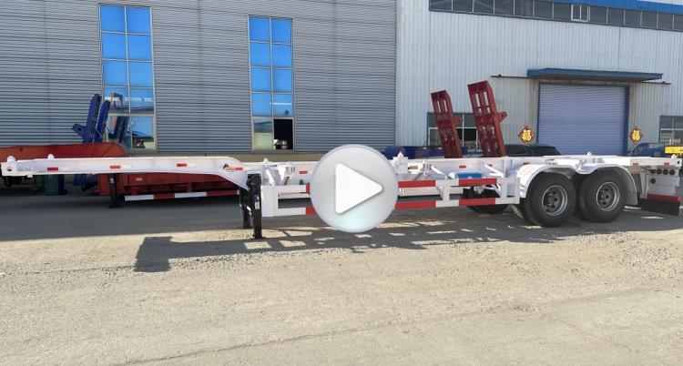 40 Ft Skeleton Semi Trailer for Sale in Tanzania | 40 Ft Skeleton Trailer | Trailer Skeleton | Gooseneck Skeletal Trailer