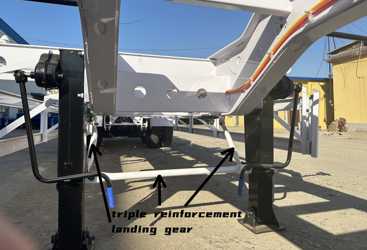 40 Ft Skeleton Semi Trailer for Sale in Tanzania | 40 Ft Skeleton Trailer | Trailer Skeleton | Gooseneck Skeletal Trailer