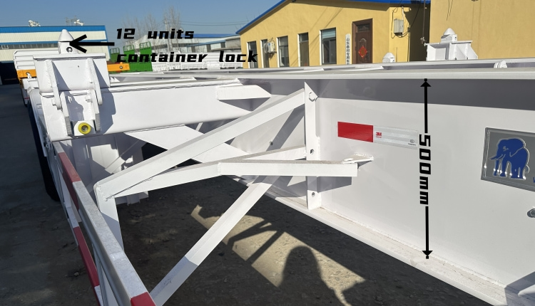 40 Ft Skeleton Semi Trailer for Sale in Tanzania | 40 Ft Skeleton Trailer | Trailer Skeleton | Gooseneck Skeletal Trailer