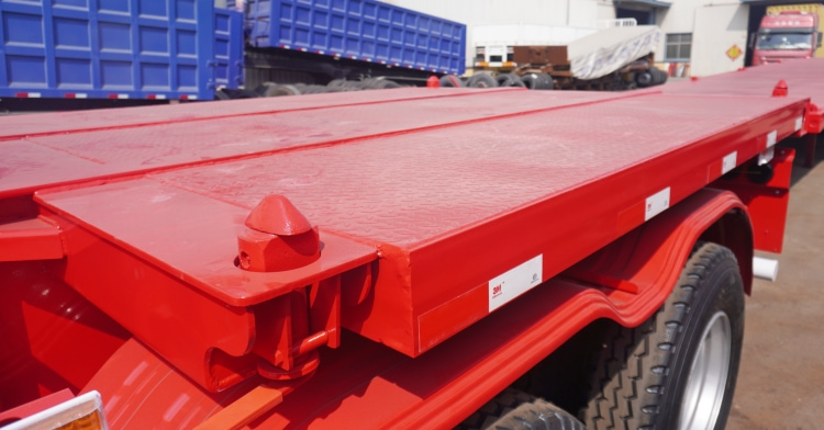 Tri Axle 40feet Container skeletal Semi Trailer for Sale in Tanzania