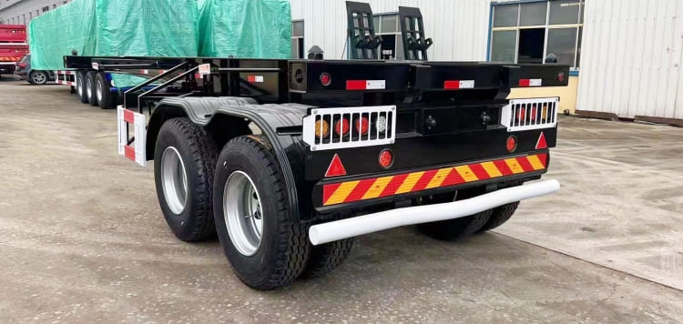 2 Axle 20 Ft Shipping Container Trailer Chassis for Sale in Mauritius