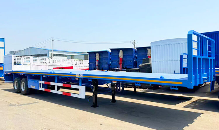 2 Axle Flatbed Truck Trailer for Sale in Zambia
