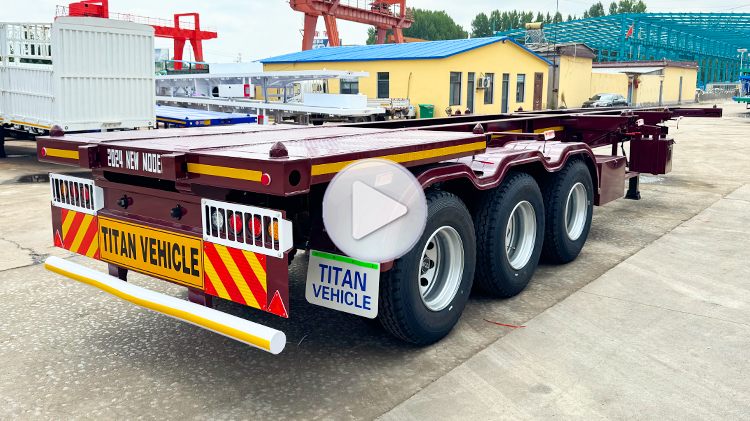 40 Foot Shipping Container Trailer | Skeletal Semi Trailer for Sale in Guam
