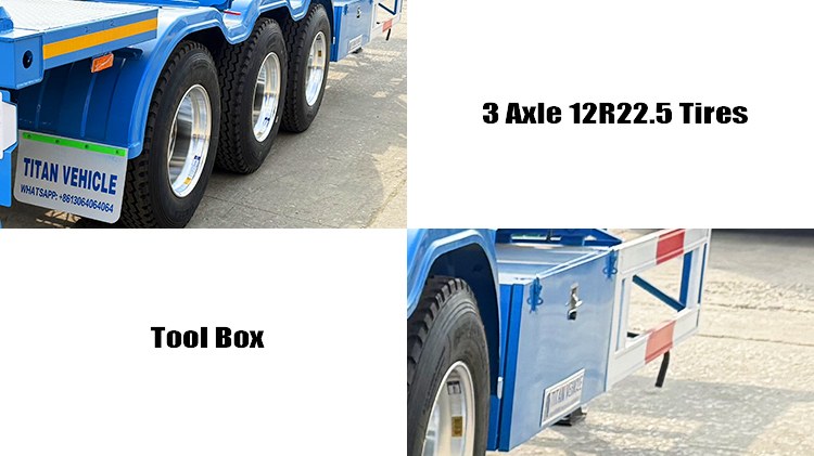 Tri Axle Shipping Container Skeleton Chassis Semi Trailer for Sale in Guam