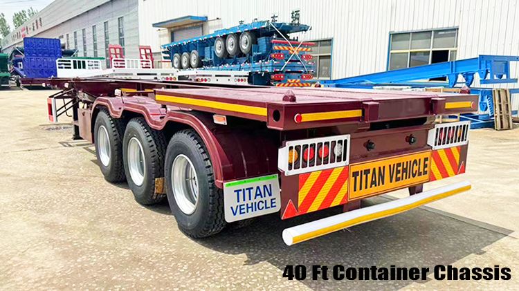 3 Axle 40 Ft Shipping Container Trailer for Sale in Guyana