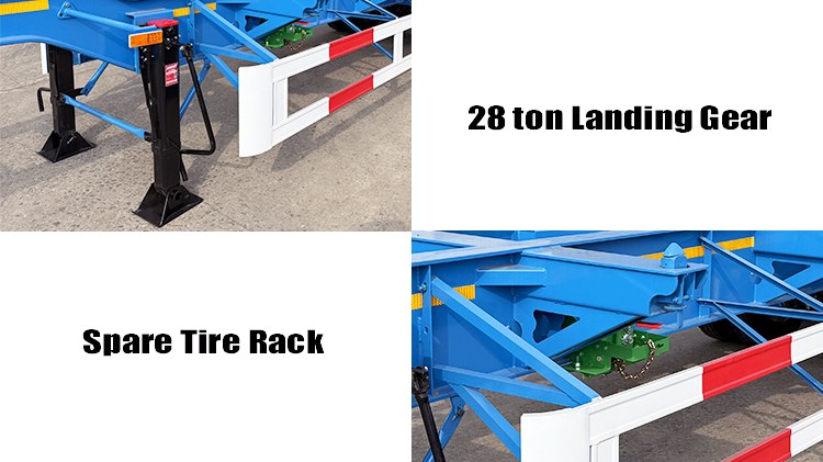 40ft Skeleton Trailer | 40 Foot Gooseneck Container Trailer for Sale in Guyana