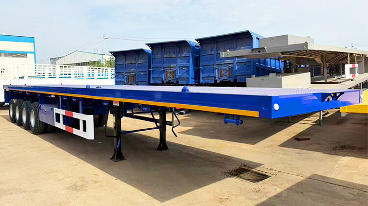 4 Axle Flat Bed Semi Trailer for Sale Near Me in Jamaica