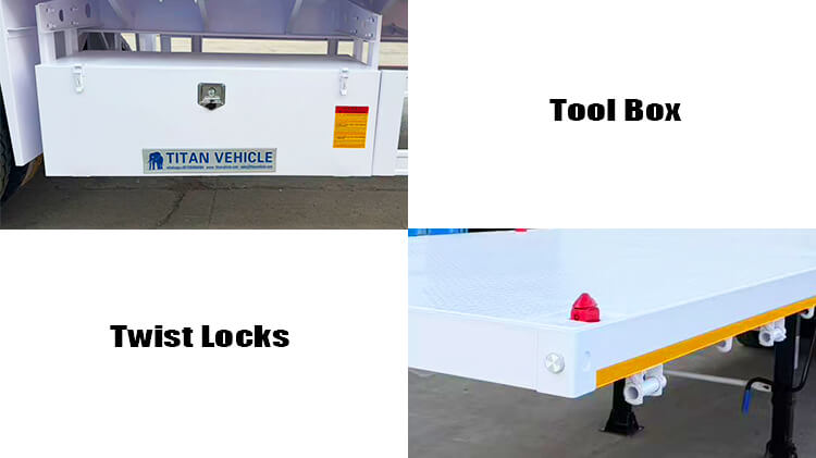 3 Axle 40 Ft Flatbed Trailer for Sale in Nigeria