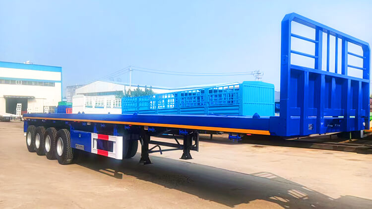 4 Axle Flatbed Truck Trailer for Sale in Zambia