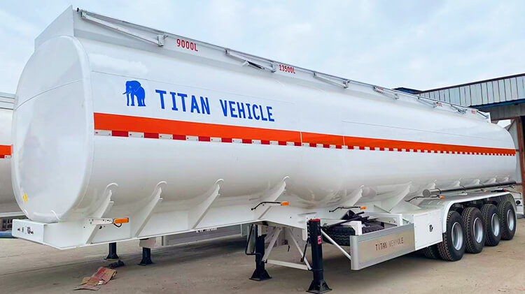 4 Axle Petrol Petroleum Tanker Trailer for Sale Price in Burkina Faso